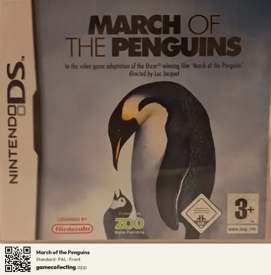 March of the Penguins Nintendo DS, PAL box front