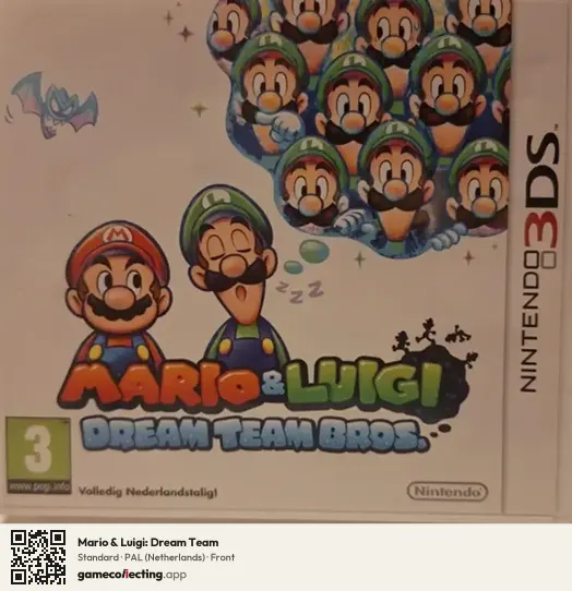 Mario & Luigi: Dream Team Nintendo 3DS, Netherlands box front