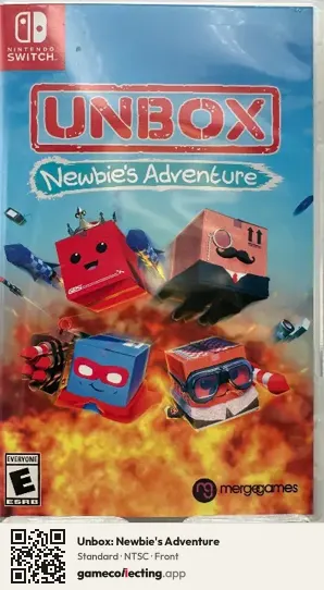 Unbox: Newbie's Adventure Nintendo Switch, NTSC box front