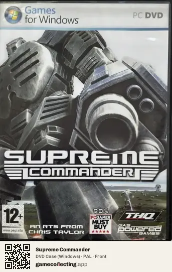 Supreme Commander Computer, PAL box front