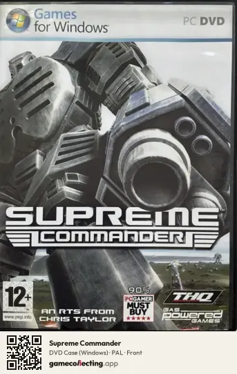 Supreme Commander Computer, PAL box front