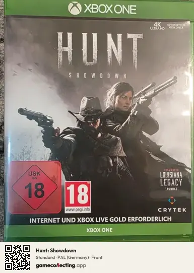 Hunt: Showdown Xbox One, Germany box front