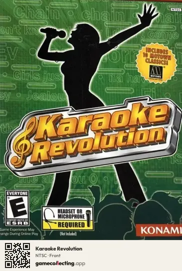 Karaoke Revolution Xbox, NTSC box front