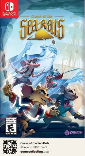 Curse of the Sea Rats Nintendo Switch, NTSC box front