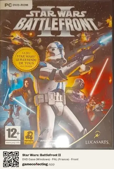 Star Wars: Battlefront II Computer, France box front