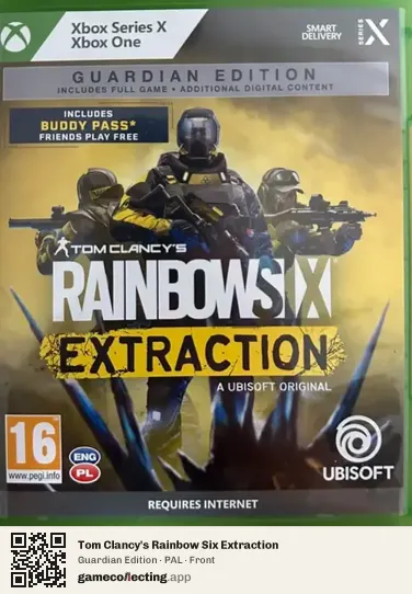 Tom Clancy's Rainbow Six Extraction Xbox Series X, PAL box front