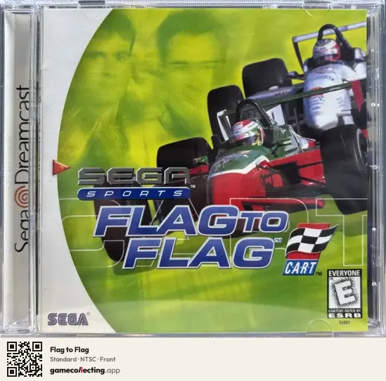 Flag to Flag Sega Dreamcast, NTSC box front