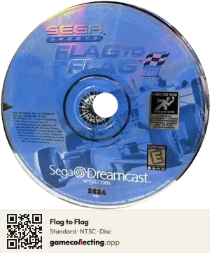 Flag to Flag Sega Dreamcast, NTSC disc