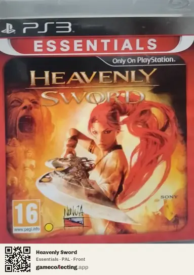 Heavenly Sword PlayStation 3, PAL box front