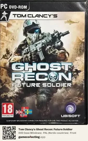 Tom Clancy's Ghost Recon: Future Soldier Computer, Nordic countries box front