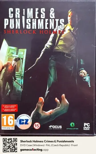 Sherlock Holmes: Crimes & Punishments Computer, Czech Republic box front