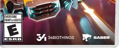 Redout 2, the ESRB box on its front