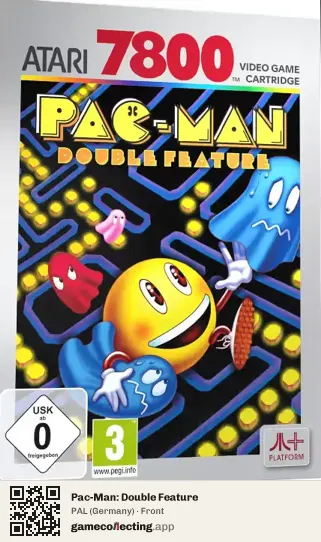 Pac-Man: Double Feature Atari 7800, Germany box front