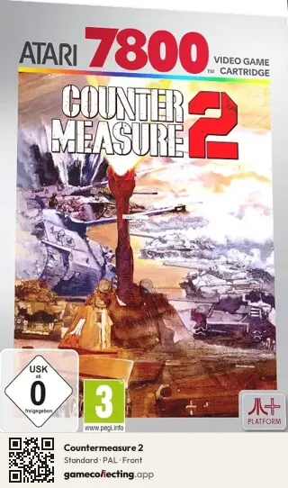 Countermeasure 2 Atari 7800, PAL box front