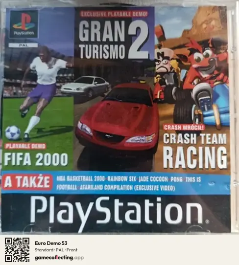 Euro Demo 53 PlayStation, PAL box front