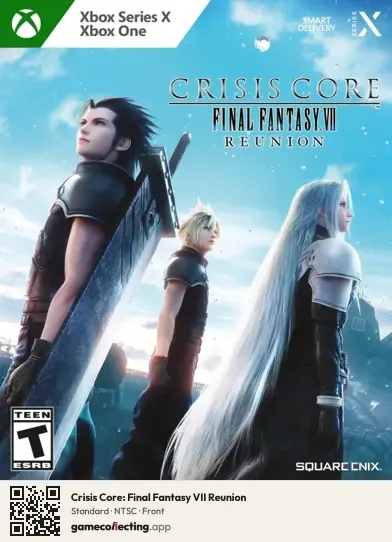 Crisis Core: Final Fantasy VII Reunion Xbox Series X, NTSC box front