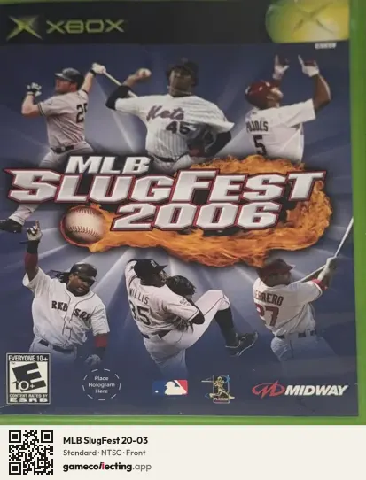 MLB SlugFest 20-03 Xbox, NTSC box front
