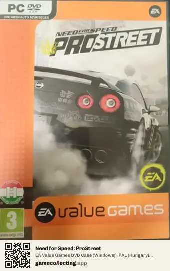 Need for Speed: ProStreet Computer, Hungary box front
