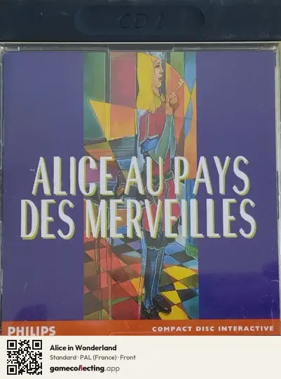 Alice in Wonderland Philips CD-i, France box front