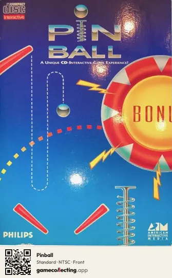 Pinball Philips CD-i, NTSC box front