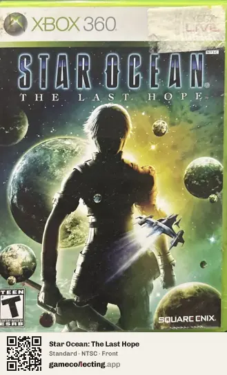 Star Ocean: The Last Hope Xbox 360, NTSC box front