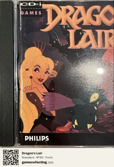 Dragon's Lair Philips CD-i, NTSC box front
