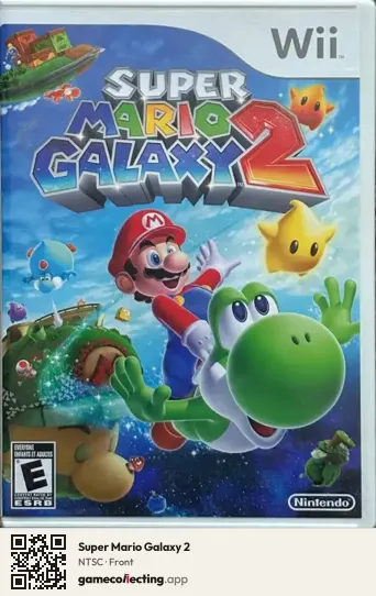 Super Mario Galaxy 2 Nintendo Wii, NTSC box front