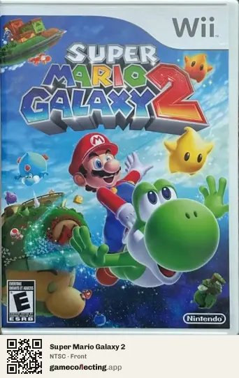 Super Mario Galaxy 2 Nintendo Wii, NTSC box front
