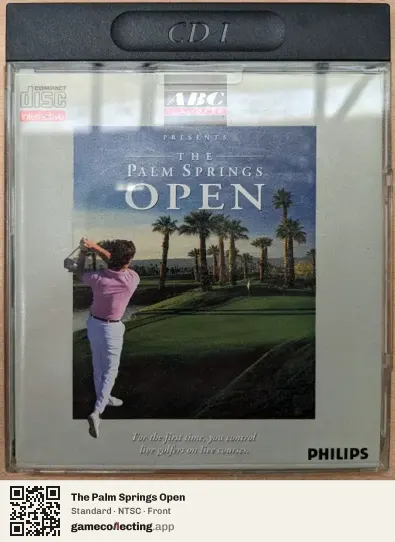 The Palm Springs Open Philips CD-i, NTSC box front