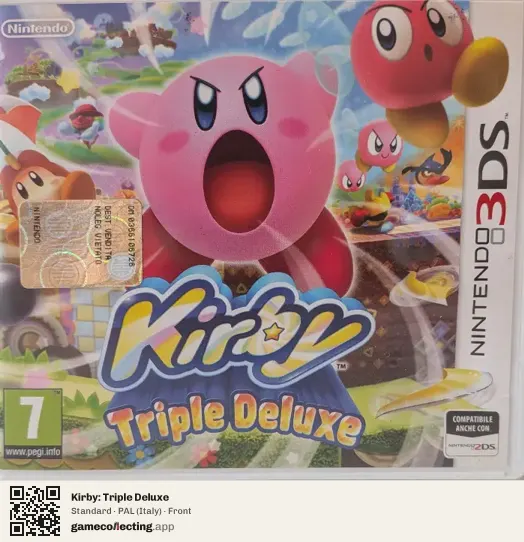 Kirby: Triple Deluxe Nintendo 3DS, Italy box front