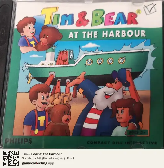 Tim & Bear at the Harbour Philips CD-i, United Kingdom box front