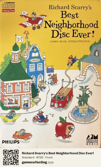 Richard Scarry's Best Neighborhood Disc Ever! Philips CD-i, NTSC box front