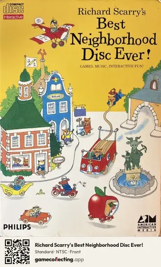 Richard Scarry's Best Neighborhood Disc Ever! Philips CD-i, NTSC box front