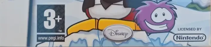 Club Penguin: Elite Penguin Force, the PEGI square on its front