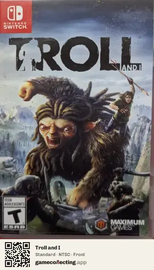Troll and I Nintendo Switch, NTSC box front