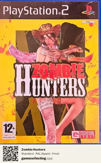 Zombie Hunters PlayStation 2, Spain box front