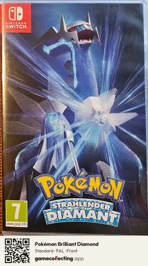 Pokémon Brilliant Diamond Nintendo Switch, PAL box front
