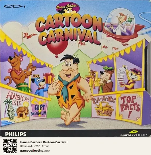 Hanna-Barbera Cartoon Carnival Philips CD-i, NTSC box front