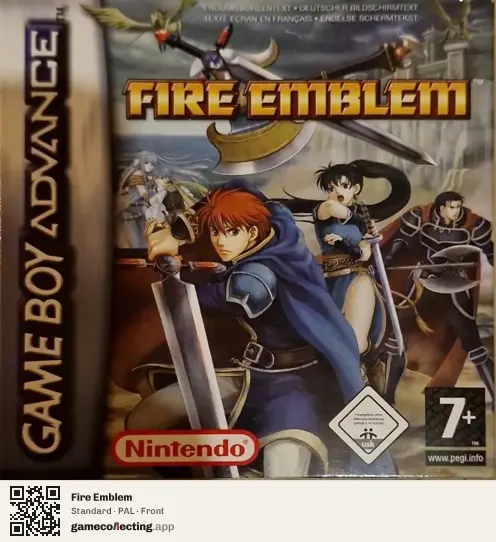 Fire Emblem Game Boy Advance, PAL box front