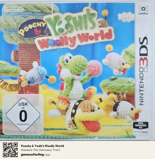 Poochy & Yoshi's Woolly World Nintendo 3DS, Germany box front