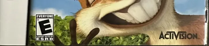 Over the Hedge: Hammy Goes Nuts!, the ESRB box on its front