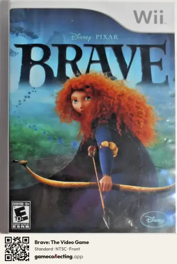 Brave: The Video Game Nintendo Wii, NTSC box front