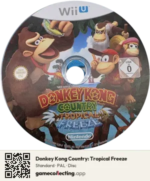 Donkey Kong Country: Tropical Freeze Nintendo Wii U, PAL disc