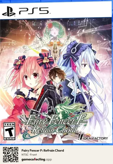 Fairy Fencer F: Refrain Chord PlayStation 5, NTSC box front