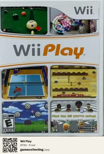 Wii Play Nintendo Wii, NTSC box front
