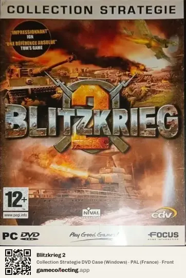Blitzkrieg 2 Computer, France box front