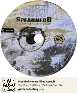 Medal of Honor: Allied Assault Computer, PAL disc