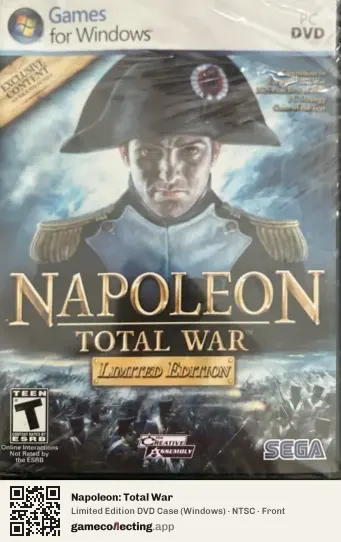 Napoleon: Total War Computer, NTSC box front