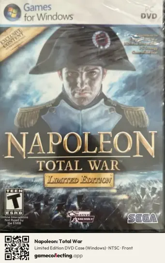Napoleon: Total War Computer, NTSC box front