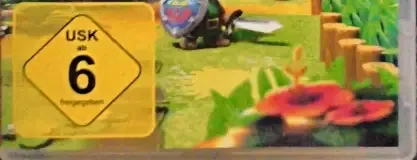 The Legend of Zelda: Link's Awakening, the USK square on its front
